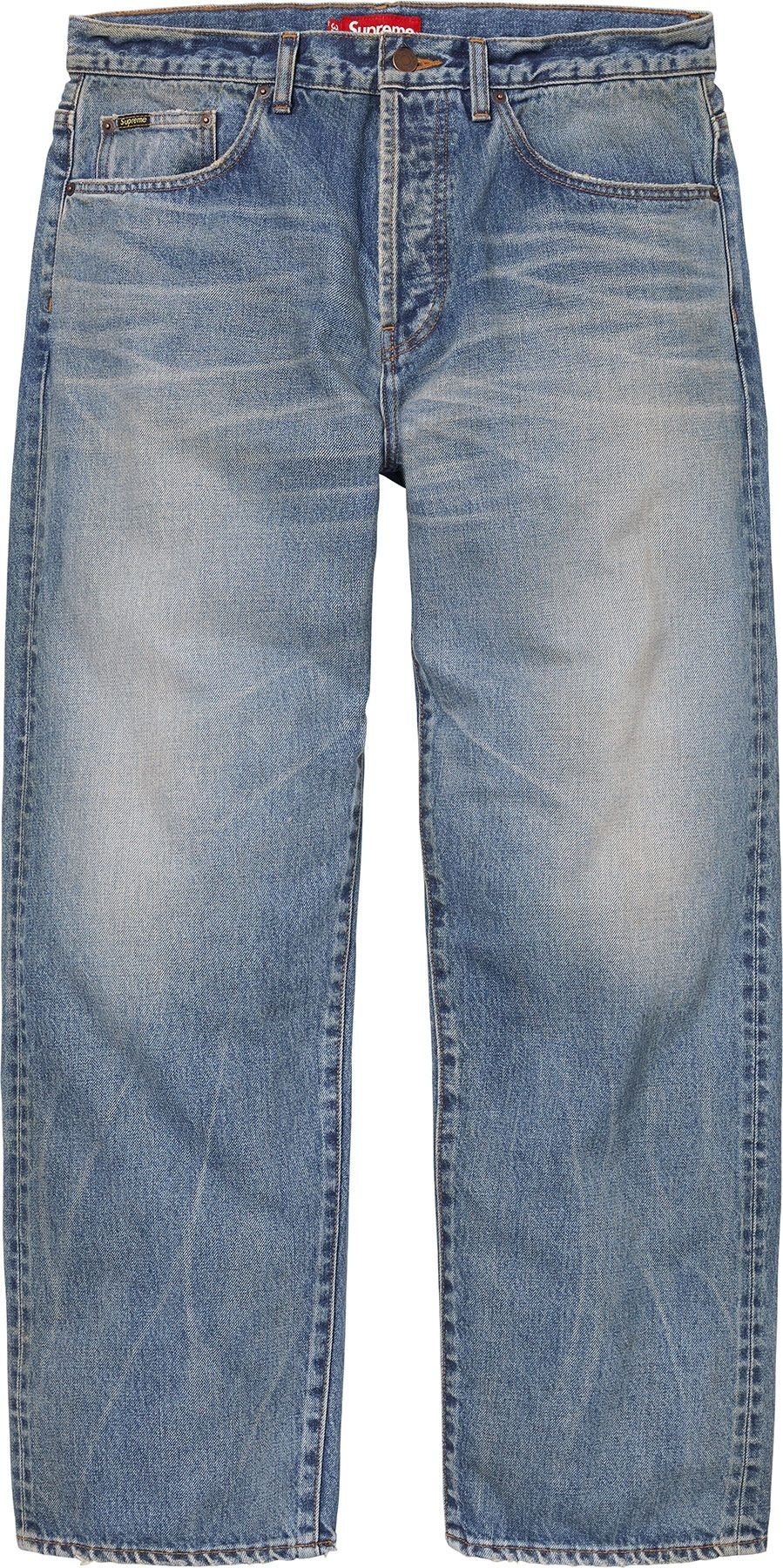 Distressed Loose Fit Selvedge Jean view 3